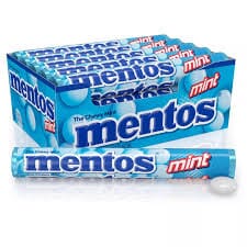 Mentos Rolls, Mint, 1.32 Ounce Mentos 1.32 Oz-24 Count 