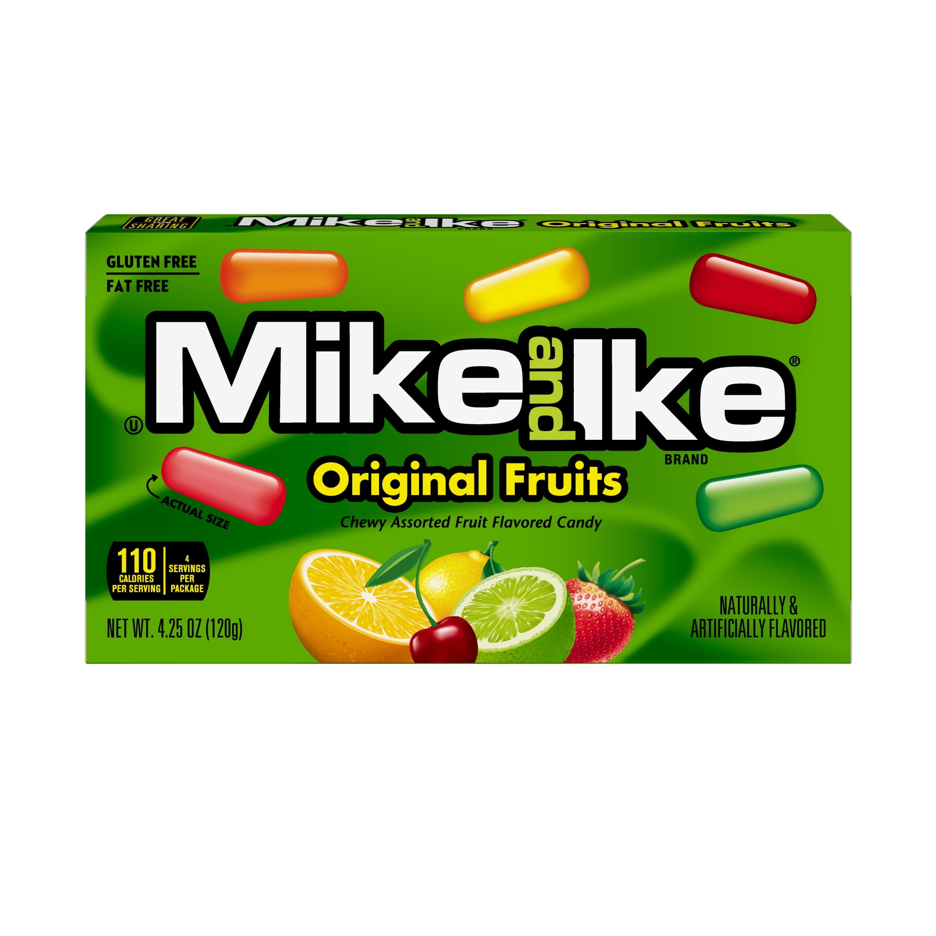 Mike and Ike Original Fruits Candy, 4.25 Ounce Theater Box, 1 Count MIKE AND IKE 