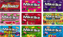 Mike & Ike Chewy Candy, Theater Box Variety Pack, 9 Flavors (Original, Mega, Tropical, Berry, Jolly, Red, Tamales, Mega Sour, Watermelon), 1 Box each Flavor, 9 Boxes Total, 4.25 Ounce each Box Snackathon 9 Flavors 9 Boxes 