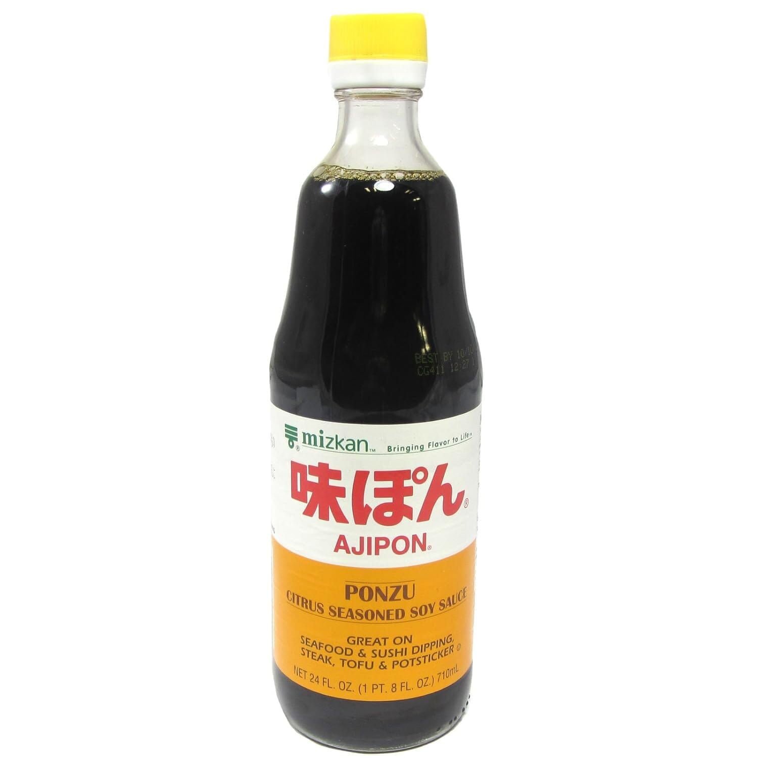 Mizkan Ajipon Ponzu Citrus Seasoned Soy Sauce, 24 OZ Mizkan Pack of 1 