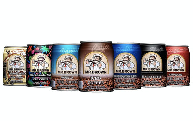Mr. Brown Coffee Drink Variety Pack All Flavors Snackathon Foods 