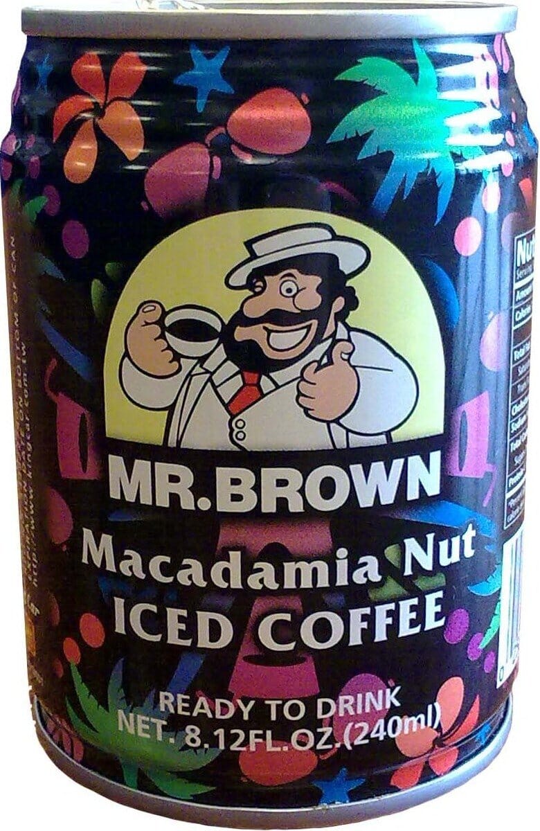 Mr. Brown Coffee Drink Variety Pack All Flavors Snackathon Foods Macadamia Nut 8.12 Fluid Ounce (Pack of 1) 