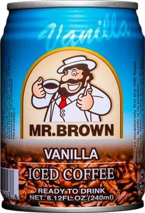 Mr. Brown Vanilla Iced Coffee, 8.12 Ounce Mr. Brown 