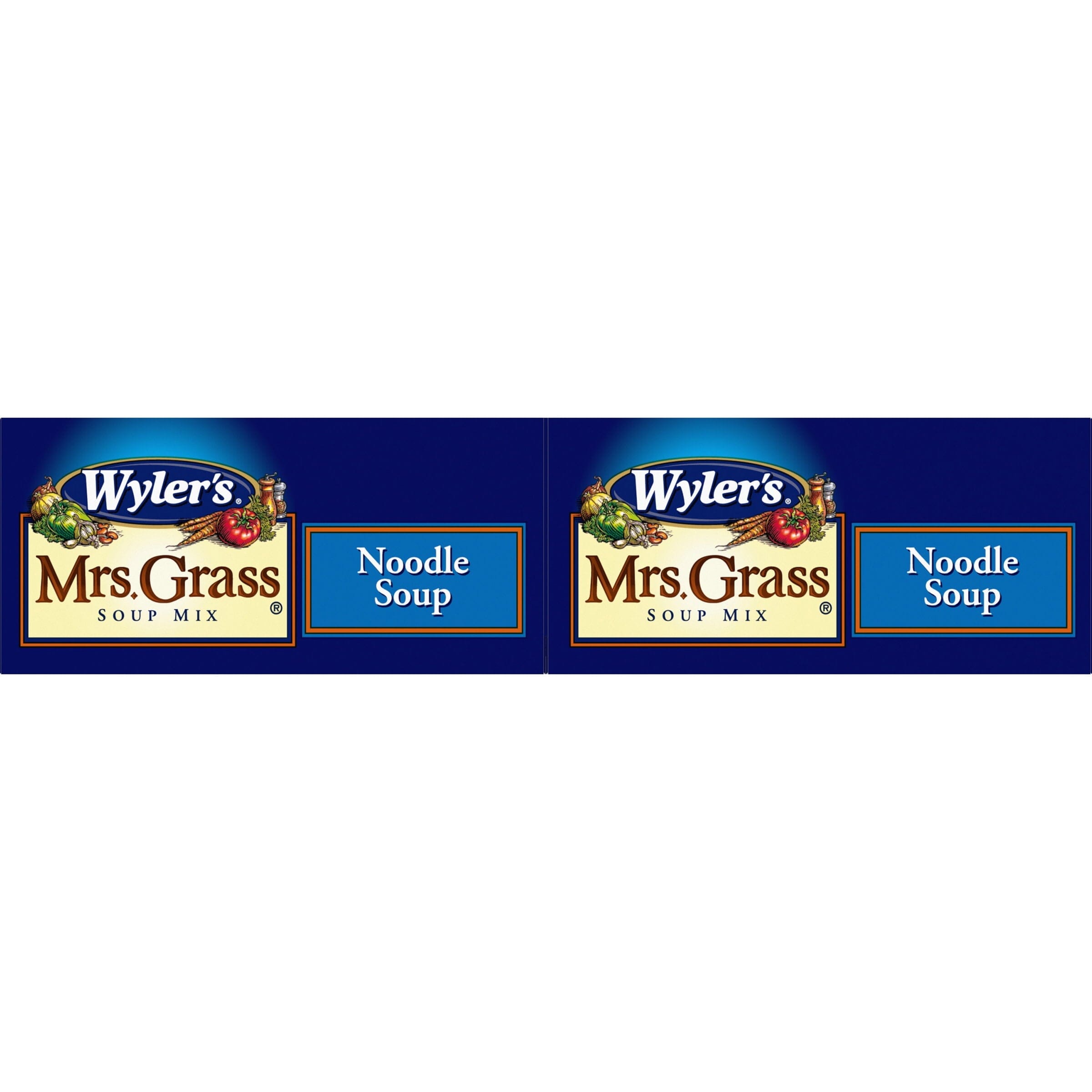 Mrs. Grass Noodle Soup Mix, 2 ct Pack, 4.2 Ounce, Case of 12 Mrs. Grass 