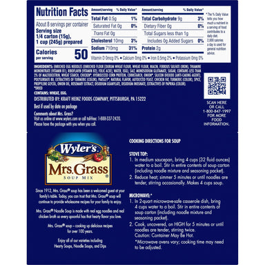 Mrs. Grass Noodle Soup Mix, 2 ct Pack, 4.2 Ounce, Case of 12 Mrs. Grass 