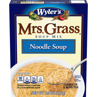 Mrs. Grass Noodle Soup Mix, 2 ct Pack, 4.2 Ounce Mrs. Grass 