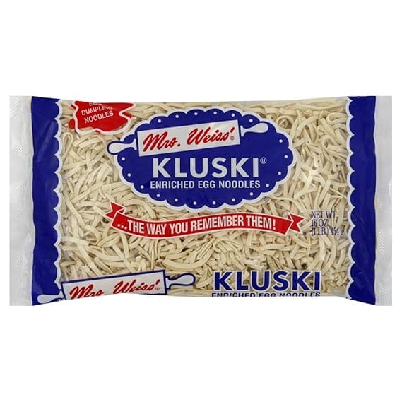 Mrs. Weiss Kluski Egg Noodles, Enriched Egg Noodles — Snackathon Foods