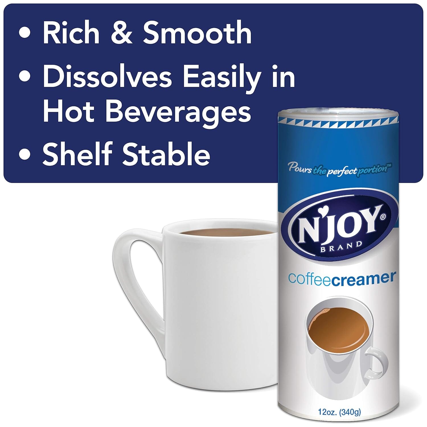 N'Joy, Non Dairy 12 Coffee Creamer N'Joy 