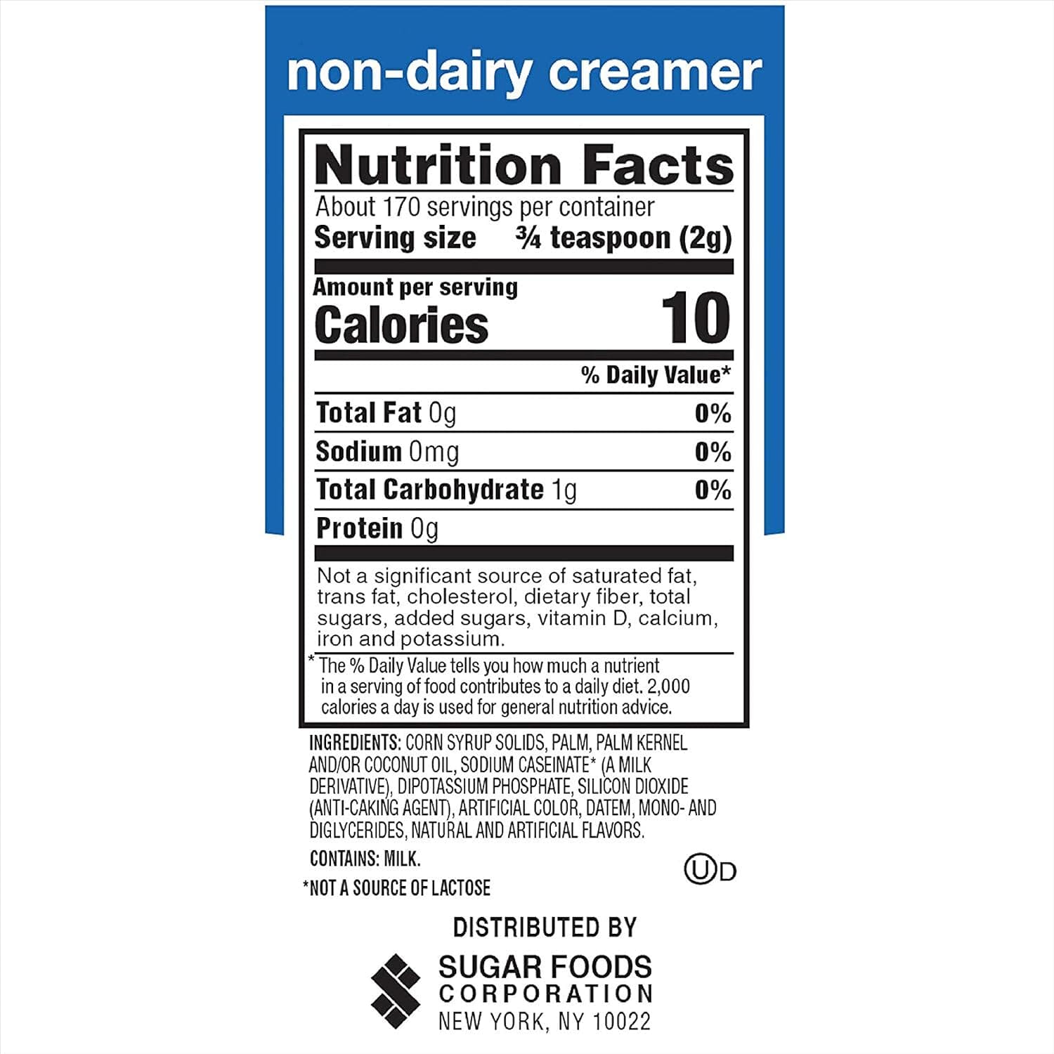 N'Joy, Non Dairy 12 Coffee Creamer N'Joy 