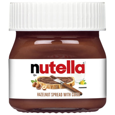 Nutella Hazelnut Spread with Cocoa, 0.8 oz Mini Glass Jar Nutella 0.88 Oz-64 Count 