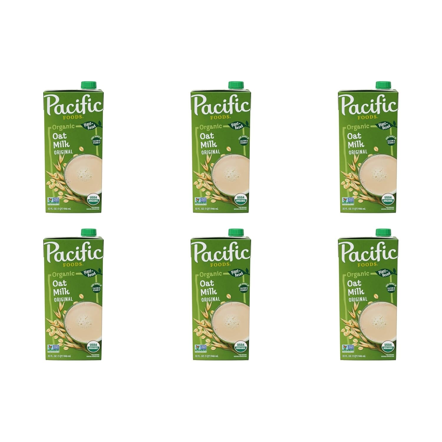 Pacific Foods Barista Series Original Oat Milk, Plant Based Milk, 32 oz Carton Pacific 