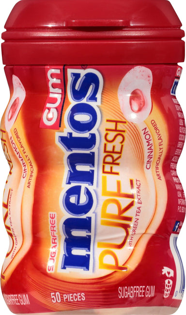 Perfetti Van Melle Mentos Pure Fresh Gum, 50 each Mentos 