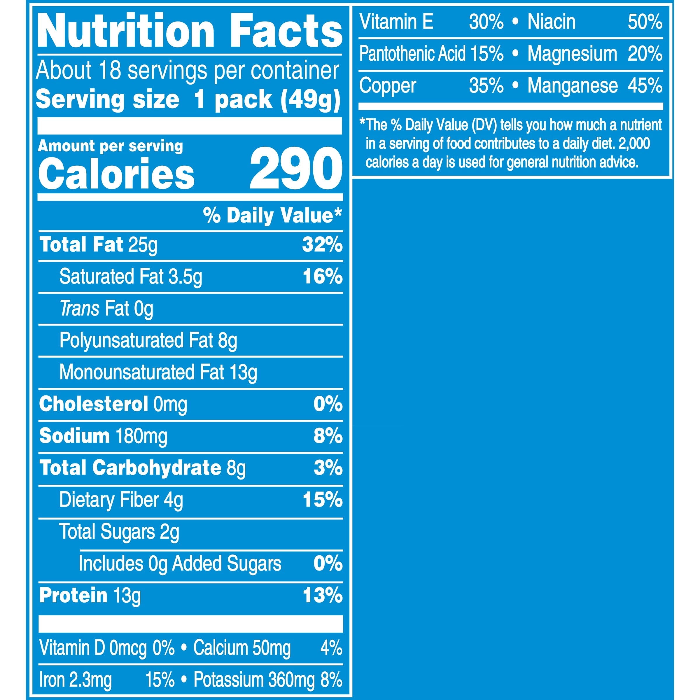 Planters Salted Peanuts, 18 ct Box, 1.75 oz Packs PLANTERS 