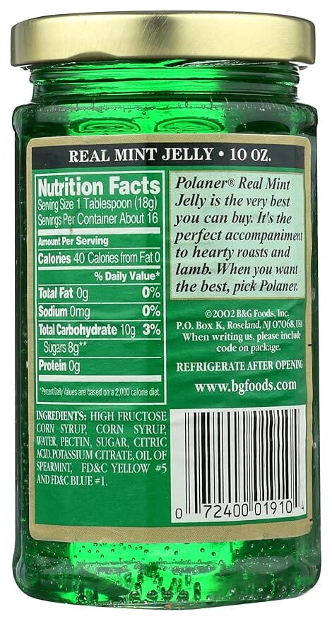 Polaner Real Mint Jelly, 10 Ounce Polaner 