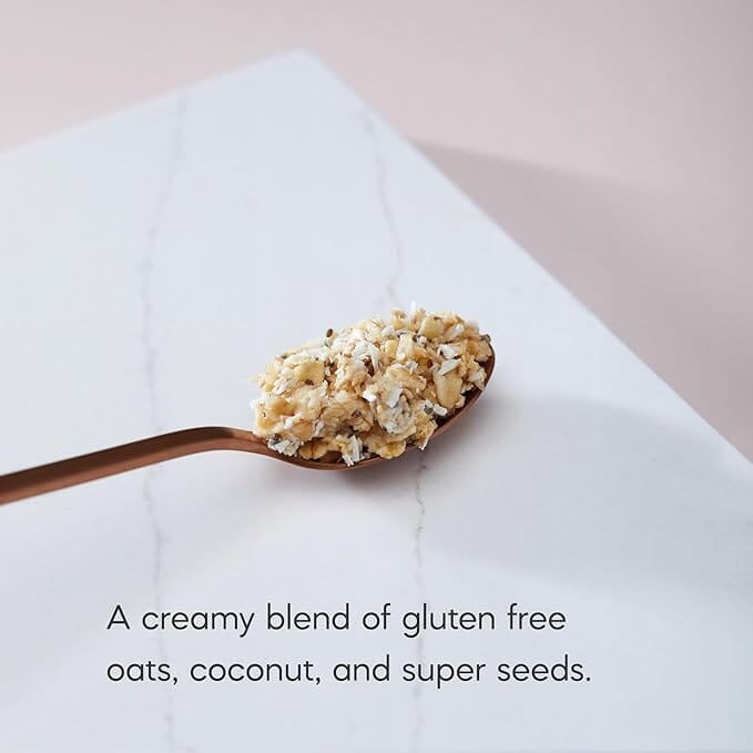 Qi’a Superfood Creamy Coconut Oatmeal, Gluten-Free Oats with Coconut & Super Seeds, 6 Pack Nature's Path 