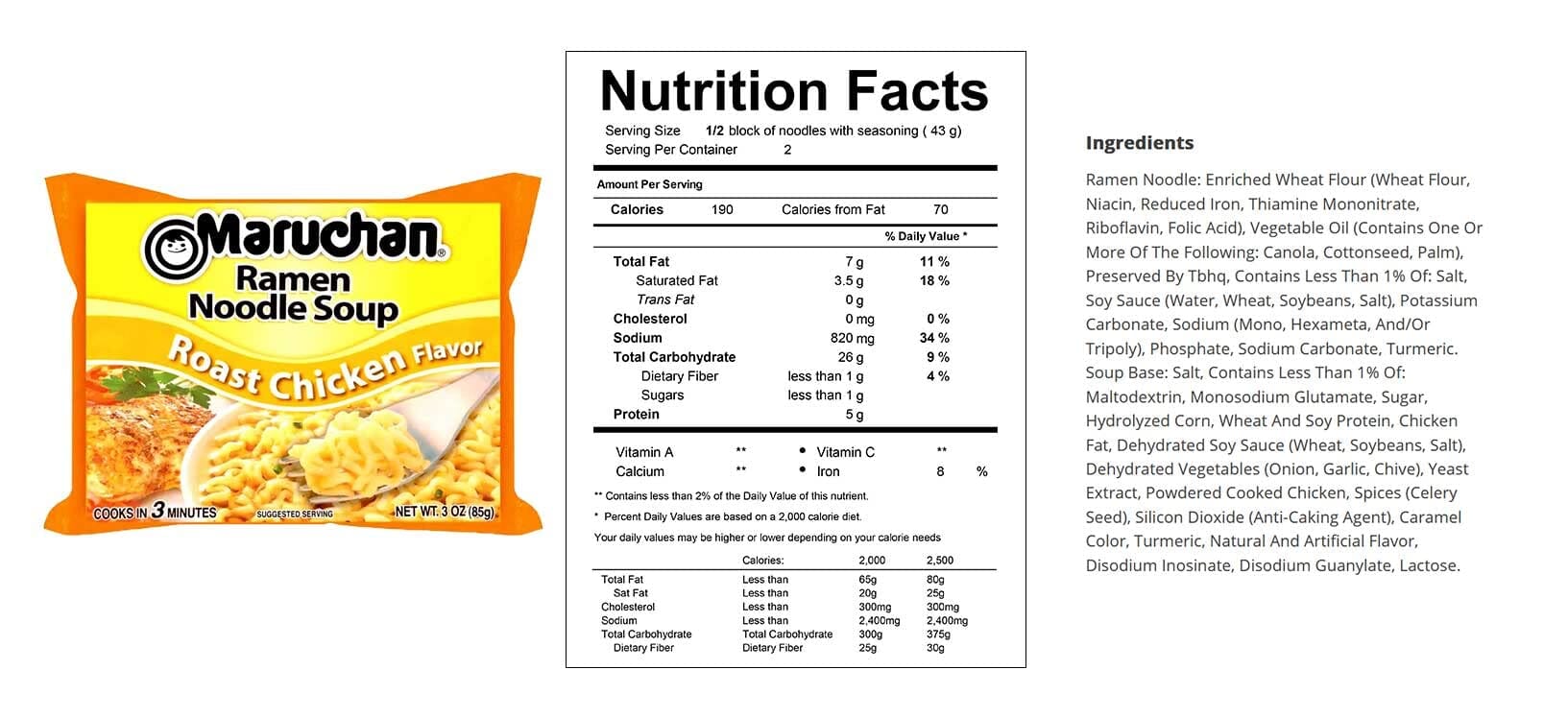 Ramen Noodle Soup Variety, 8 Flavors, 3 Ounce, 3 Packages each Flavor, Total 24 Packages Snackathon 