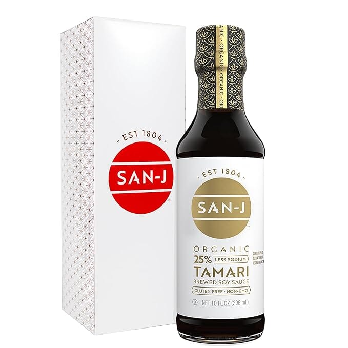 San-J Tamari Gluten-Free Soy Sauce, Non-GMO, Traditionally Brewed, 10 Oz San-J 