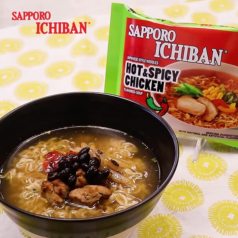Sapporo Ichiban, Hot & Spicy Chicken, 3.5 Ounce Sapporo Ichiban 