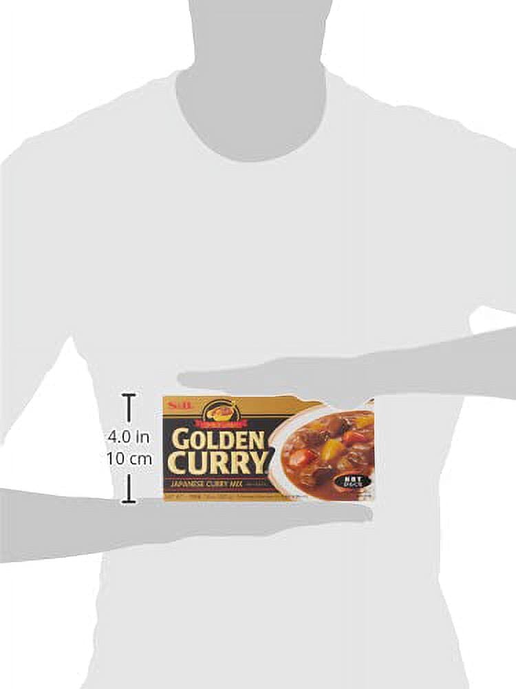 S&B Golden Curry Sauce Mix, Hot, 8.4 Ounce S&B Foods 