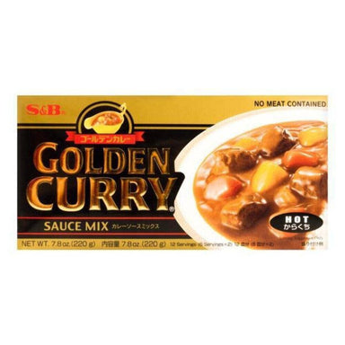 S&B Golden Curry Sauce Mix, Hot, 8.4 Ounce S&B Foods 