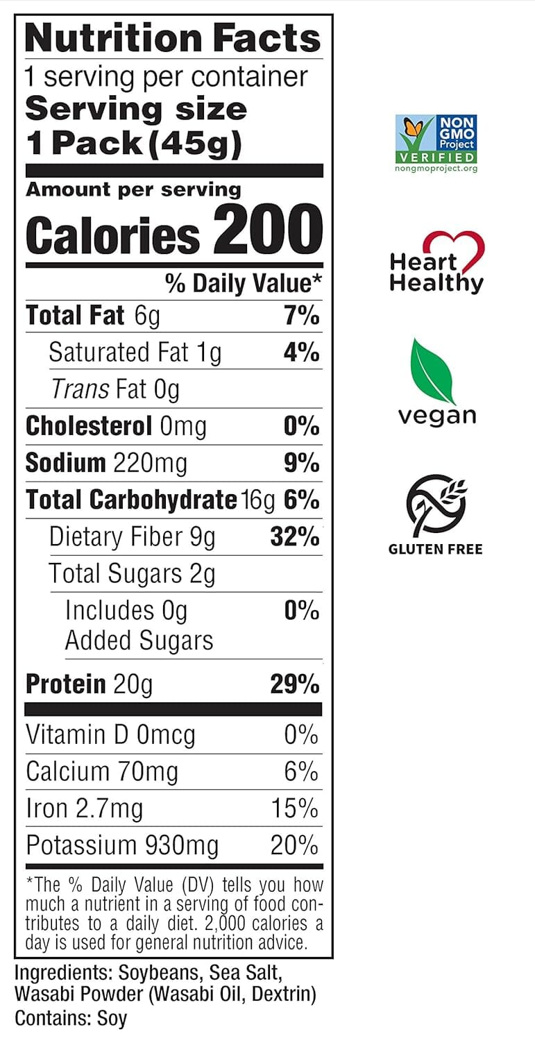 Seapoint Farms Dry Roasted Edamame, Crunchy Protein Snack, Multiple Flavors Seapoint Farms 