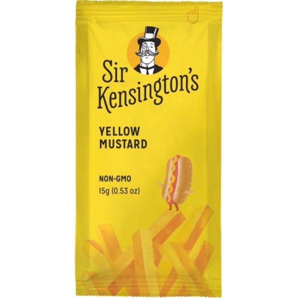 Sir Kensington s Yellow Mustard, 15 Gram Packet , 600 per case Sir Kensington's 