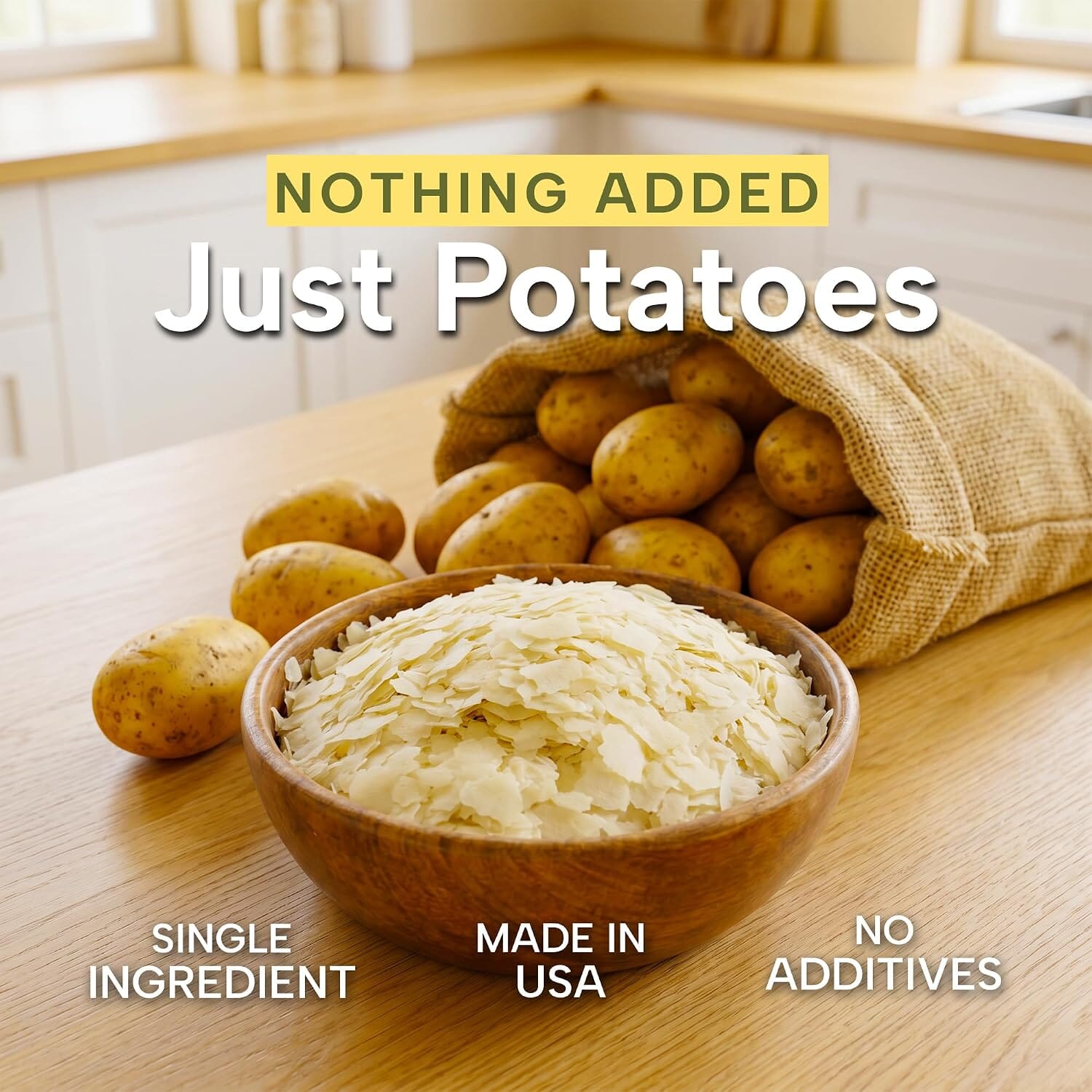 Snackathon 100% Potato Flakes, Instant Mashed Potatoes Snackathon 