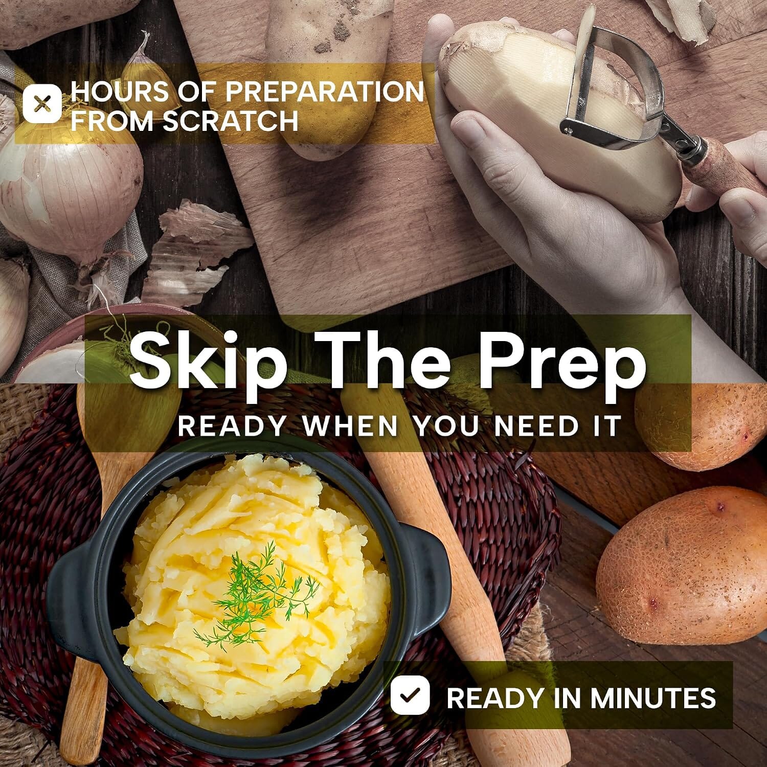 Snackathon 100% Potato Flakes, Instant Mashed Potatoes Snackathon 