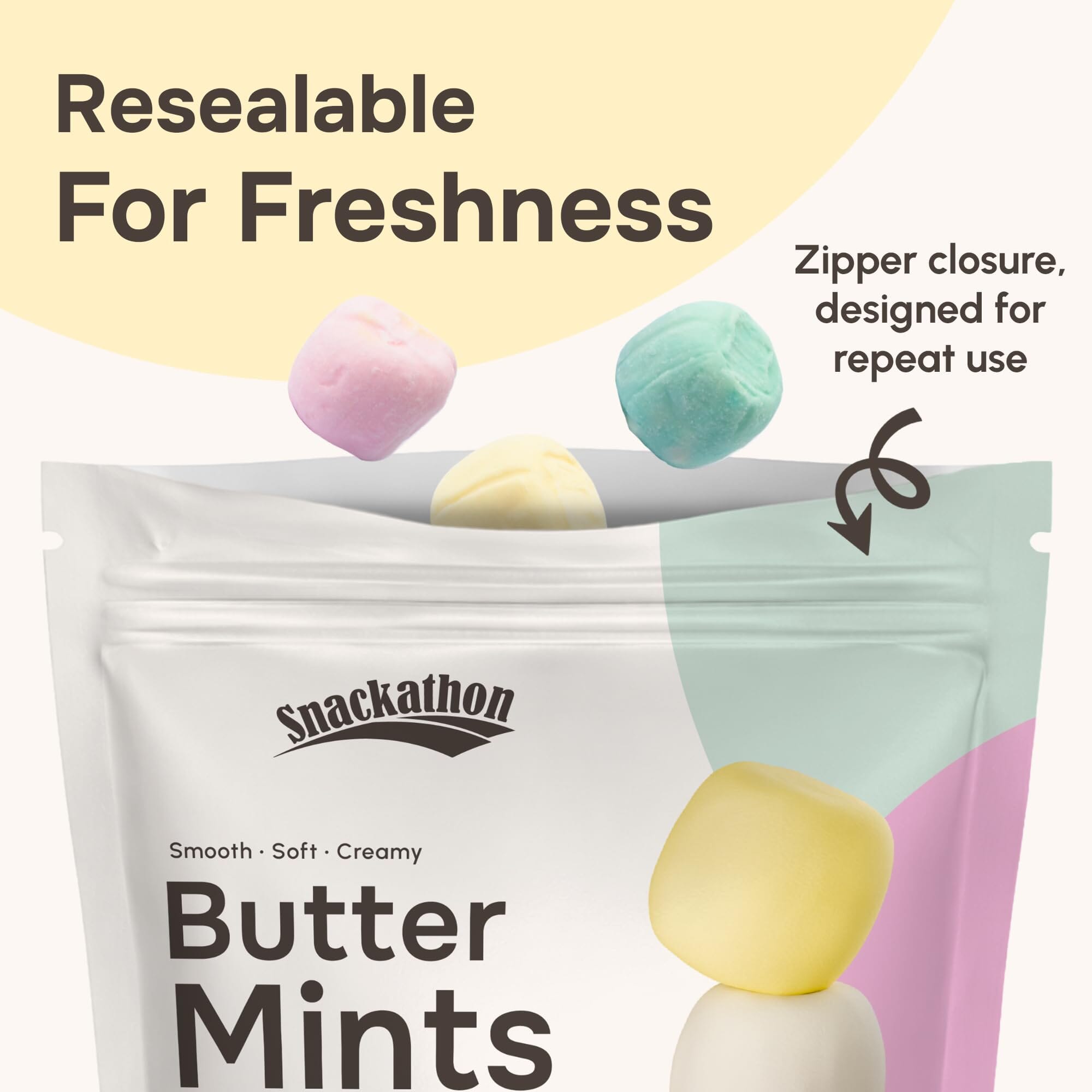 Snackathon Assorted Pastel Buttermints Snackathon Foods 