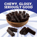 Snackathon Australian Licorice Candy, Natural Black Twists Snackathon 