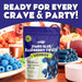 Snackathon Blue Raspberry Licorice Twists, 15.2 oz, Jumbo Chewy Licorice Sticks Snackathon 