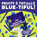 Snackathon Blue Raspberry Licorice Twists, 15.2 oz, Jumbo Licorice Candy, 7-inch Chewy Licorice Sticks, Fruity Blue Raspberry Flavor, Old Fashioned Fruit Twists, Made in USA, Resealable Bag Snackathon 