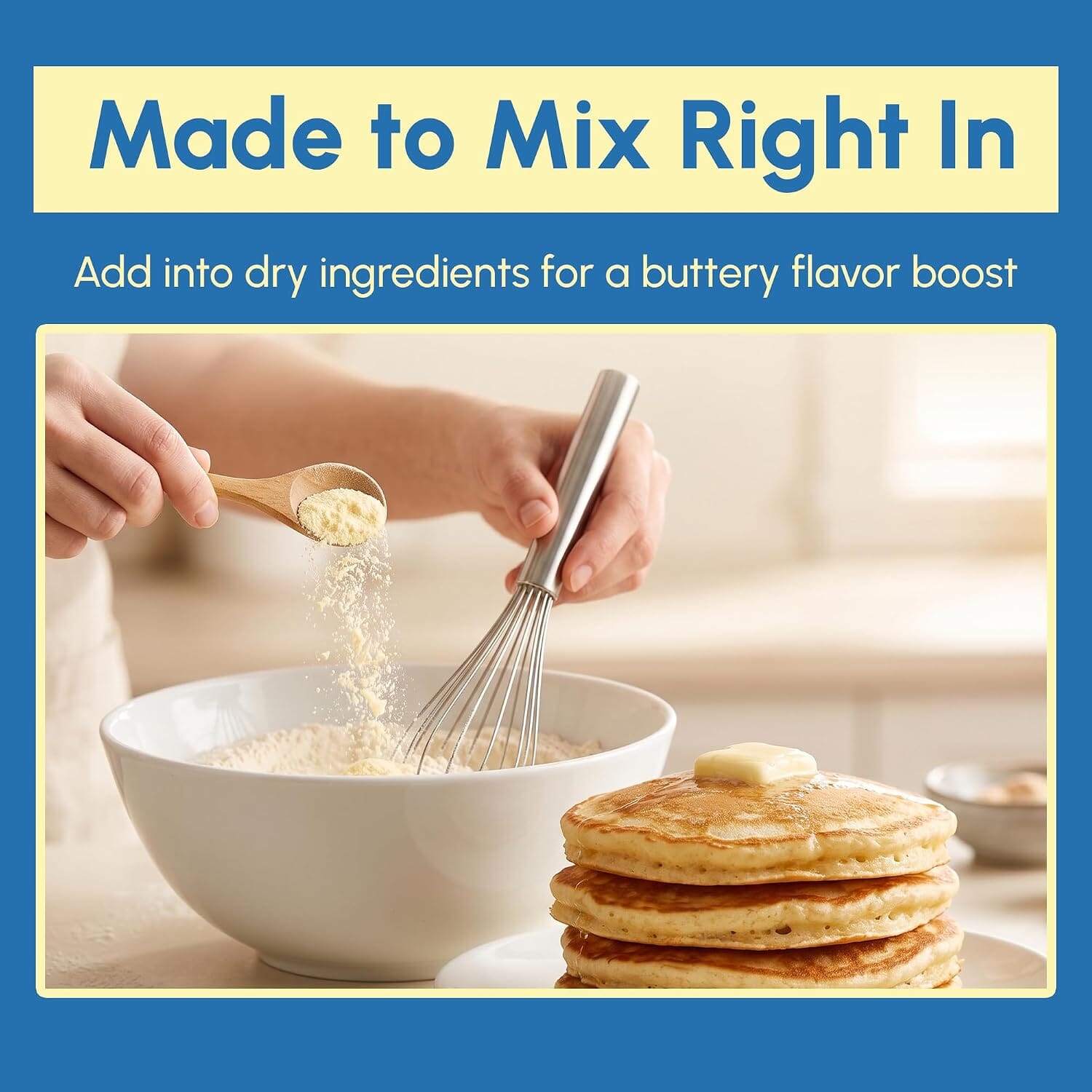 Snackathon Butter Powder, Powdered Butter for Baking & Cooking Snackathon 