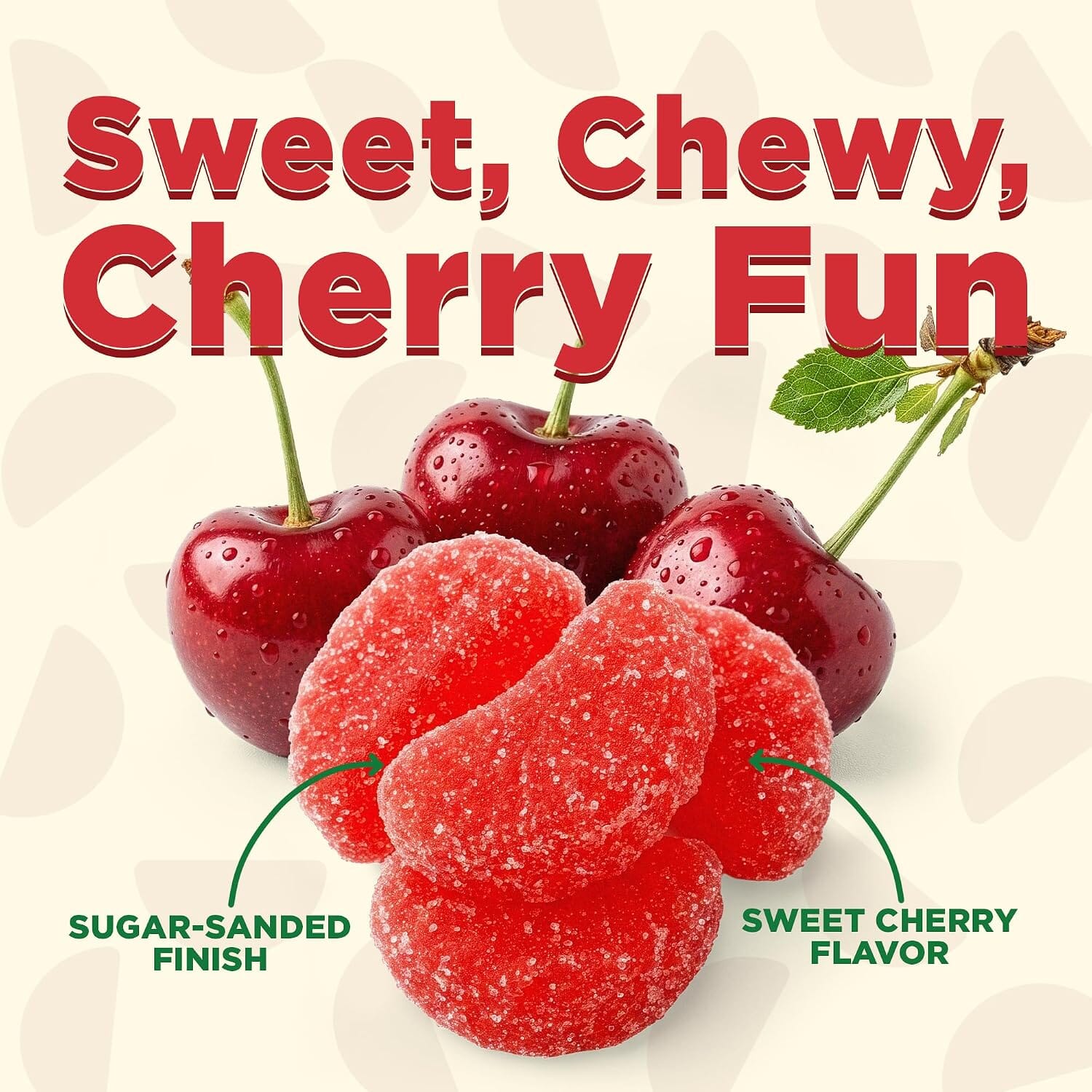 Snackathon Cherry Slices Candy, Soft & Chewy Slices Snackathon 
