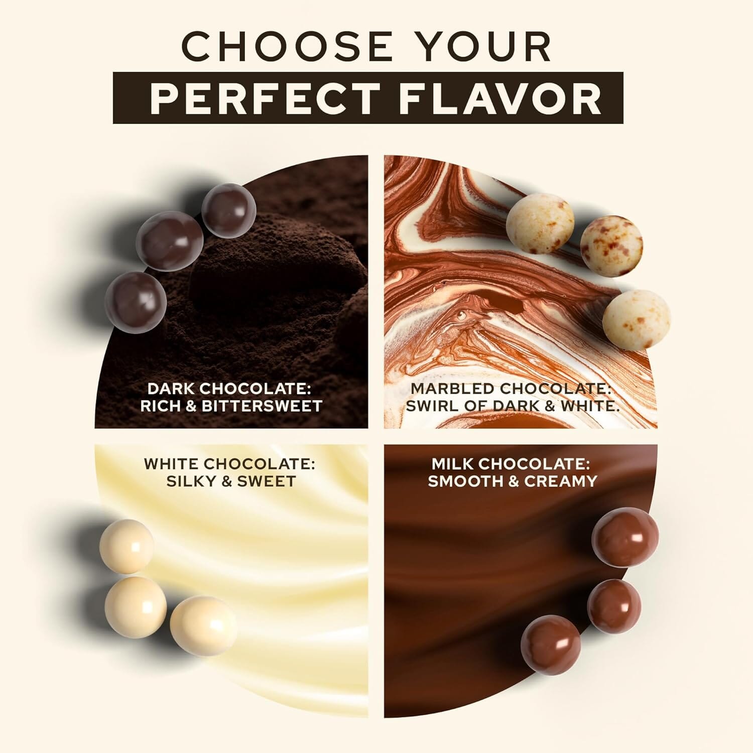 Snackathon Chocolate Covered Espresso Beans - 7 oz (Marbled & Milk Chocolate Flavor) Snackathon Foods 