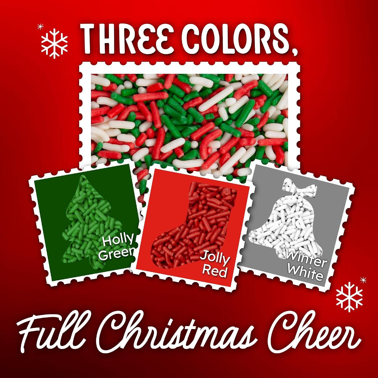 Snackathon Christmas Sprinkles, Holiday Jimmies Snackathon 