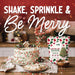 Snackathon Christmas Tree Sprinkles, Bulk Holiday Decor Sprinkles Festive Red, Green & White Tree Confetti Sprinkles, Gluten Free, For Holiday Baking Decorations, Cookie & Cupcake Toppers Snackathon 