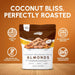 Snackathon Coconut Macaroon Toffee Almonds, Resealable Bag Snackathon 