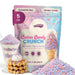 Snackathon Cotton Candy Crunch, 5 oz, Ice Cream Dessert Topping Sprinkles, Crunchy Cotton Candy Flavored Sprinkles, Colorful Crumble Bits for Ice Cream, Frozen Yogurt, Desserts & Cupcakes, Made in USA Snackathon Cotton Candy Crunch 5 Ounce 