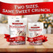Snackathon Crushed Peppermint Candy Pieces, Natural Red & White Mint Bits, 8 Ounce Snackathon 