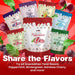 Snackathon Cylinder-Shaped Twists Hard Candy, Bulk Individually Wrapped, Classic Red & White Peppermint Twists, 1 Pound Snackathon 