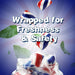 Snackathon Cylinder-Shaped Twists Hard Candy, Bulk Individually Wrapped, Patriotic Red, White & Blue Peppermint Twists, 1 Pound Snackathon 