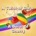 Snackathon Cylinder-Shaped Twists Hard Candy, Bulk Individually Wrapped, Rainbow Cherry Flavored Twists, 1 Pound Snackathon 