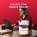 Snackathon Dark Chocolate Covered Cranberries, Chocolate Fruit Snack Gourmet Cranberry Treats Coated in 52% Cacao Dark Chocolate, Resealable Bag for Snacking, Trail Mix & Yogurt, Made in USA Snackathon 