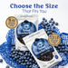 Snackathon Dried Blueberries, Lightly Sweetened, Soft & Plump Whole Berries, US-Grown, Gluten-Free, Non-GMO, No Sulfites, Dried Fruit for Snacking, Baking & Toppings Snackathon 