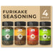 Snackathon Furikake Rice Seasoning, 4 Flavor Bundle, 1.76 oz (Pack of 4) | Nori Komi, Katsuo Fumi, Kimchi & Wasabi Variety, Japanese Furikake Toppings For Fried Rice, Ramen, Onigiri Rice Balls & More Snackathon 4 Flavor Variety 1.76 Ounce (Pack of 4) 
