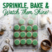 Snackathon Green Nonpareils Sprinkles, 7 oz, Festive Sugar Dot Sprinkles Snackathon 