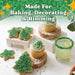 Snackathon Green Sanding Sugar, 7 oz, Extra Coarse for Baking & Decorating Green Shimmering Crystals, Heat Resistant Sugar Sprinkles, Bright Edible Finishing Sugar for Cupcakes, Cookies & Drinks Snackathon 