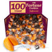 Snackathon Halloween Fortune Cookies, Individually Wrapped | Orange & Black Chinese Fortune Cookies, Sweet Vanilla Flavor, Halloween Party Ready, Fun for Trick-or-Treating & Fall Events Snackathon 