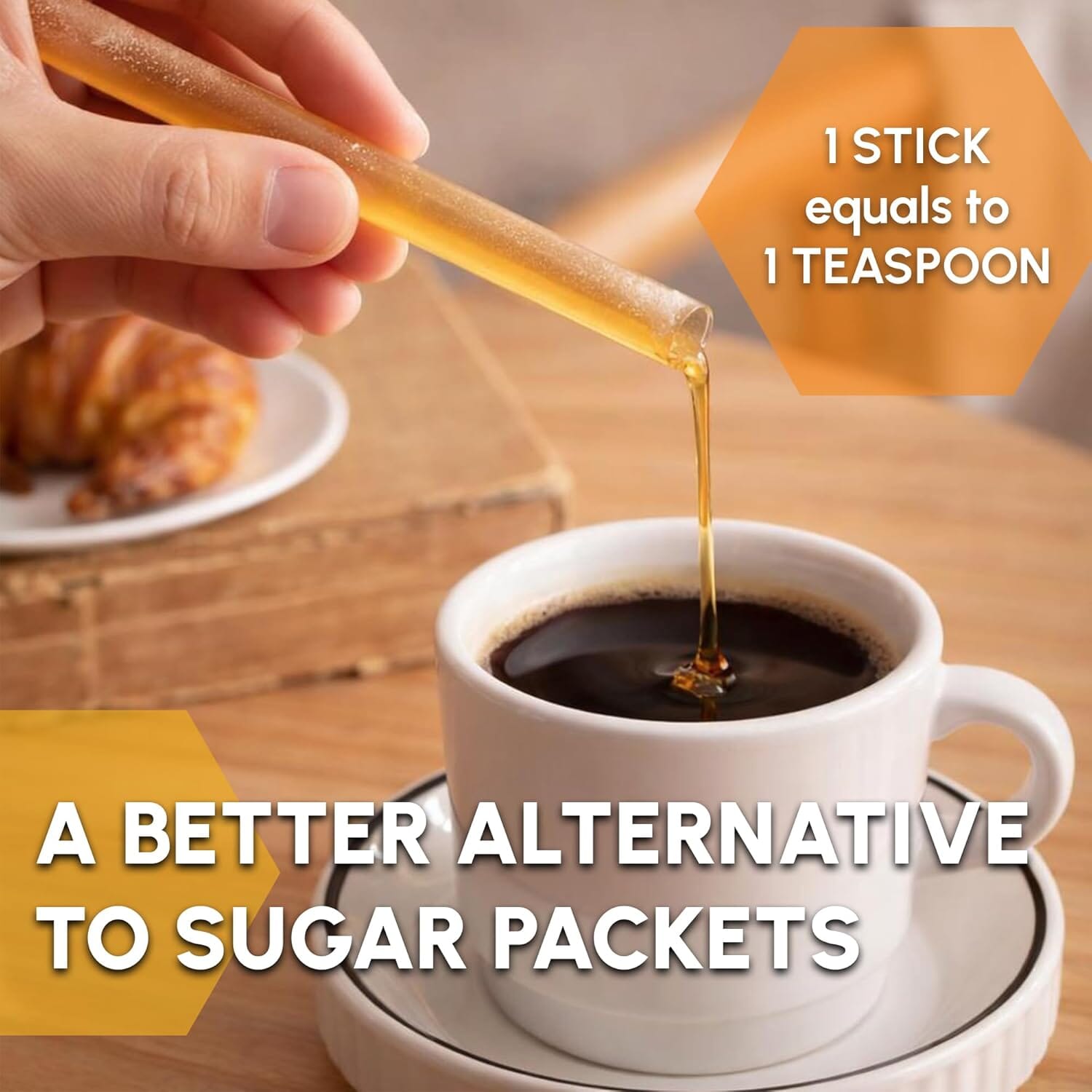 Snackathon Honey Sticks, Orange Blossom Pure Honey, Made in USA Snackathon 